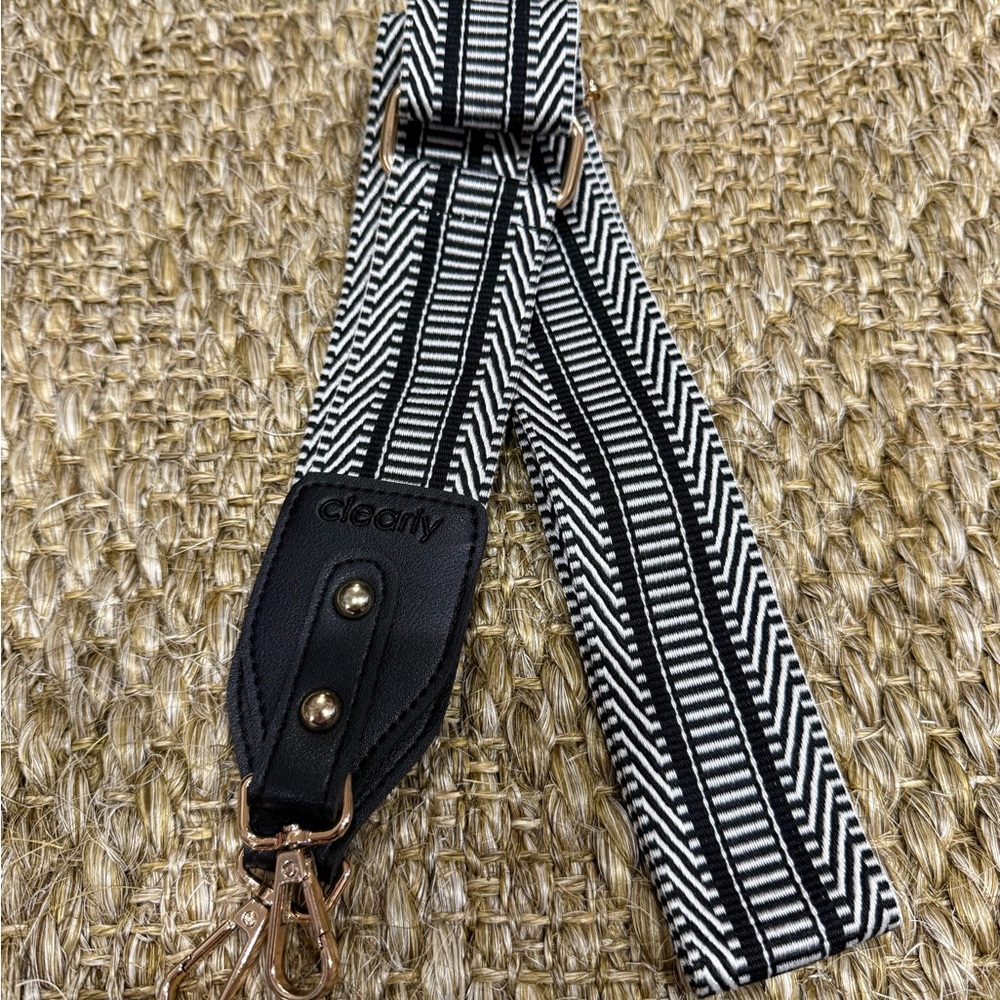 Black and White Patterned Strap